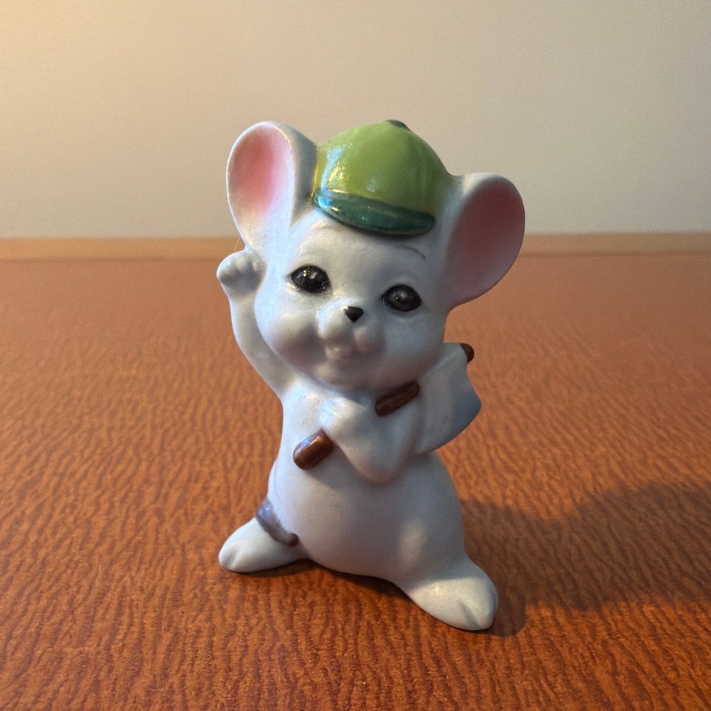 Norcrest‎ Japan Mouse Figurine Ax Vintage